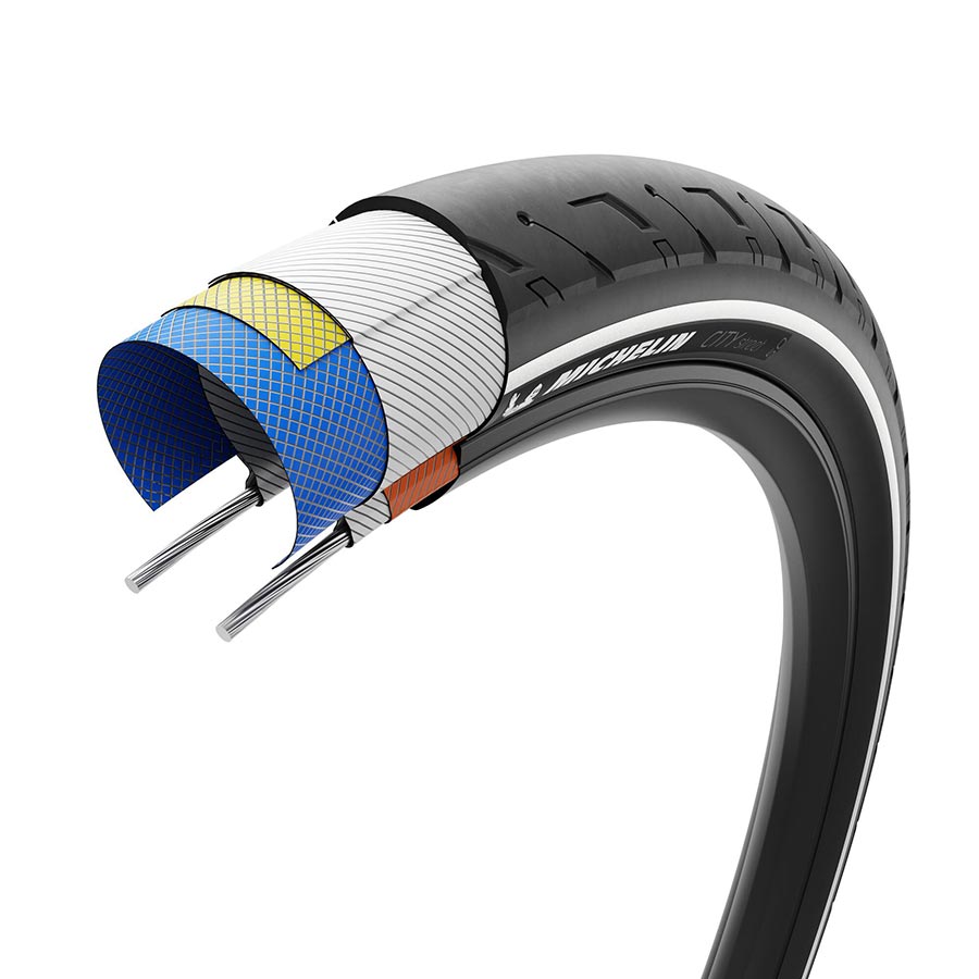 Michelin City Street Road Tire 29x1.60 Wire Clincher MAGI-X Black