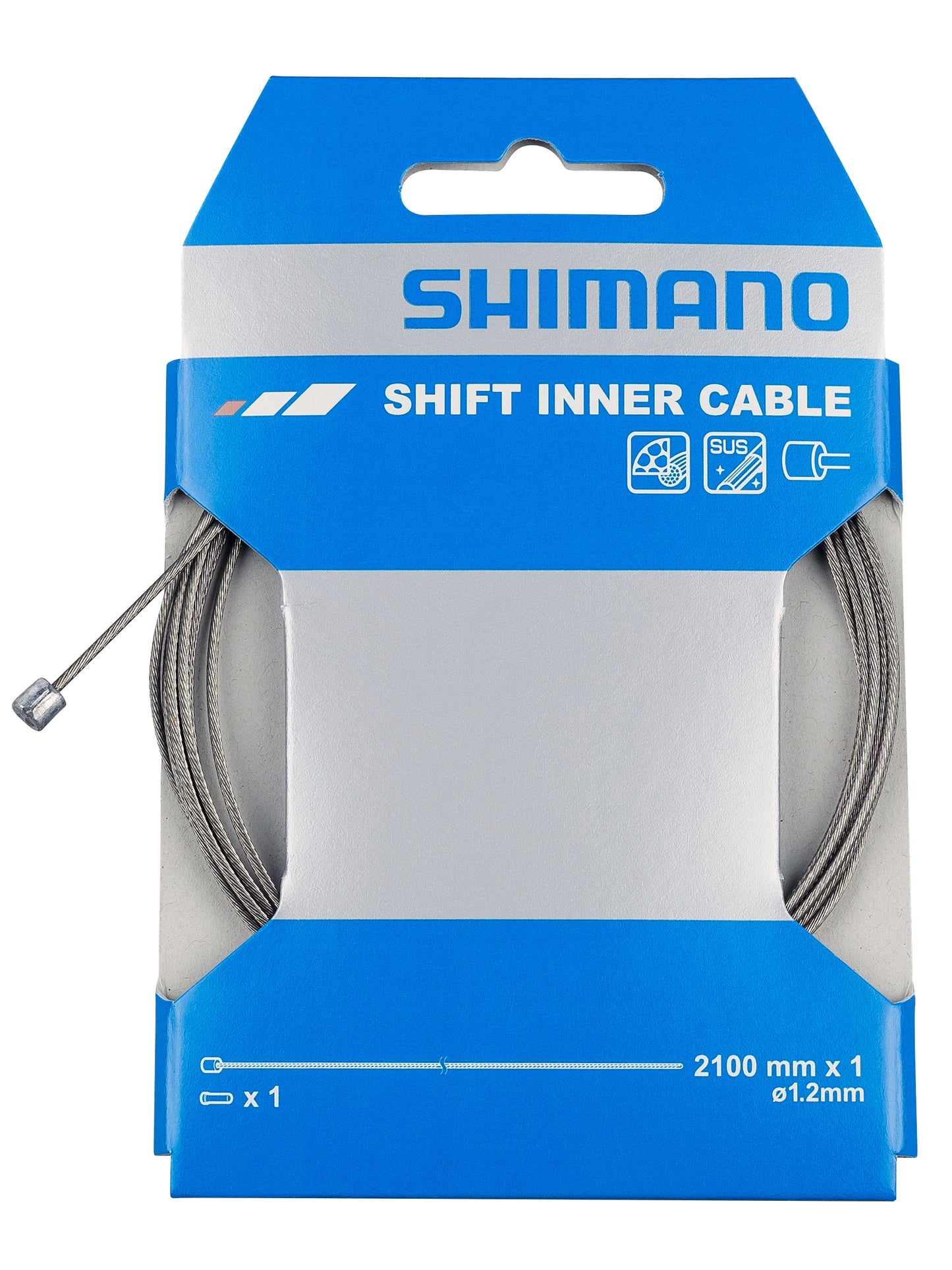 Shimano Stainless Derailleur Cable 1.2 x 2100mm