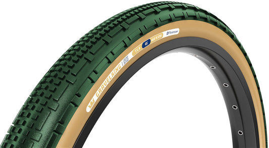 Panaracer GravelKing SK Tire - 700 x 40 Clincher Folding  British Racing Green/Brown
