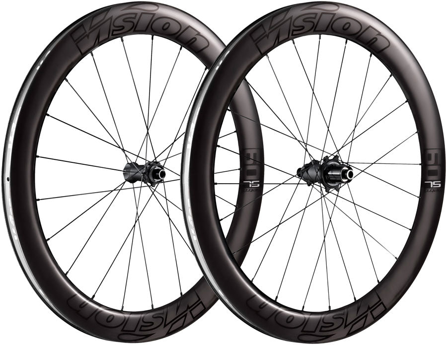 Vision Metron 60 SL TL Disc Wheelset - 700 12 x 100mm/12 x 142mm Center-Lock HG 11/12 Carbon BLK