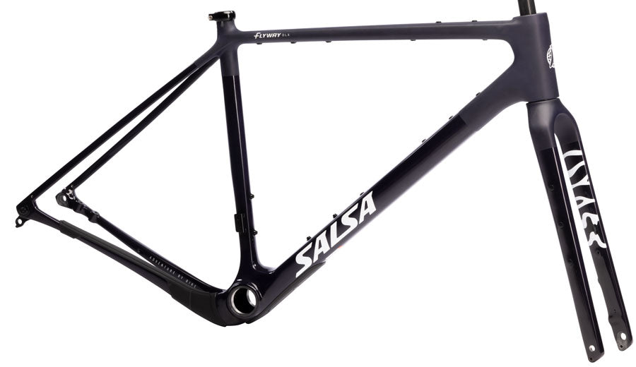 Salsa Flyway C DLX Frameset - 700c Carbon Midnight X-Small
