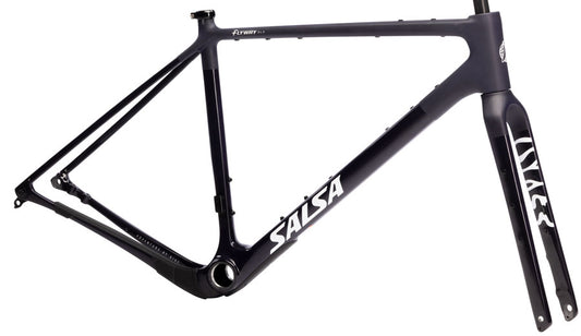Salsa Flyway C DLX Frameset - 700c Carbon Midnight X-Small