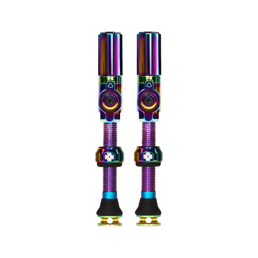 Muc-Off Big Bore Hybrid Tubeless Valve 75mm Pair - Iridescen