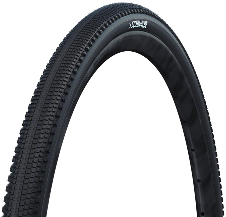 Schwalbe G-One Comp Tire - 700 x 35 Clincher Wire BLK Active Line K-Guard Green