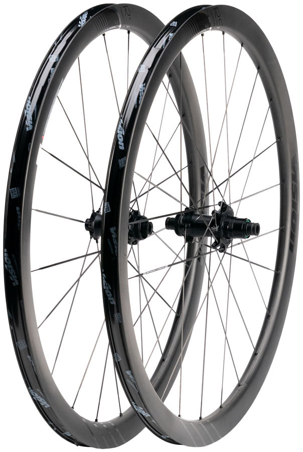 Vision Metron RS 37 Wheelset - 700 12 x 100mm/12 x 142mm Center-Lock XDR Carbon BLK
