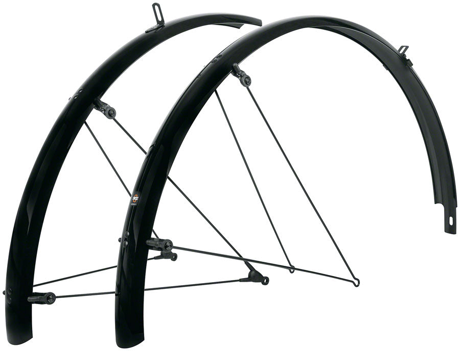 SKS B45 Bluemels Full Coverage Fender Set - 45mm 700 x 28-37 Black
