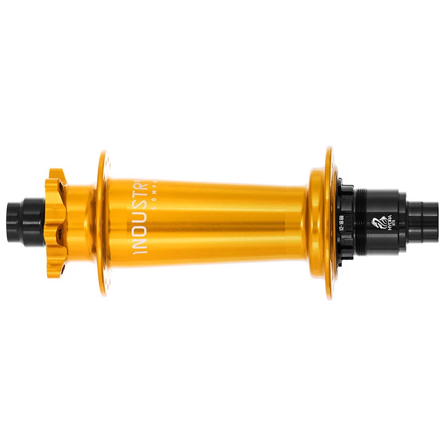 Industry Nine Hydra Classic Boost 6B Disc Hub Rear 28H 12mm TA 148mm SRAM XD Gold
