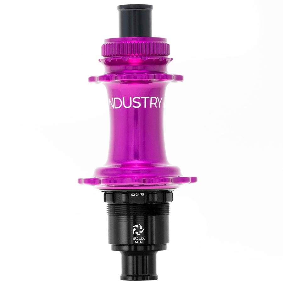 Industry Nine Solix M Classic Rear XD Disc Hub Rear 24H 12mm TA 148mm SRAM XD Purple