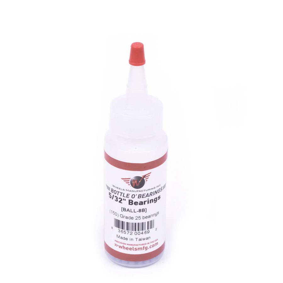 Wheels Manufacturing Grade 25 5/32" Loose Ball Bearing: Bottle of 150