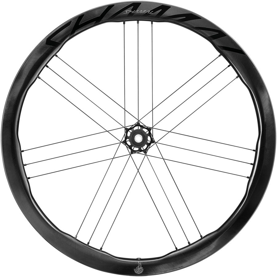 Campagnolo Shamal Dual Profile Front Wheel - 700c 12 x 100mm Center-Lock 2-Way Fit Carbon