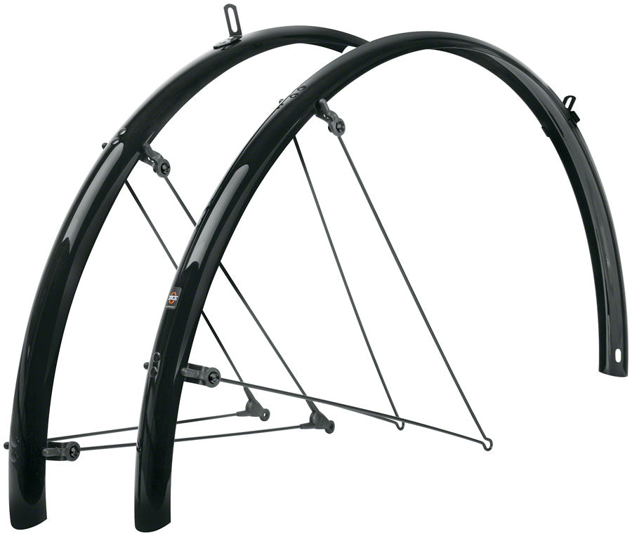 SKS B35 Bluemels Full Coverage Fender Set - 35mm 700 x 20-28 Black