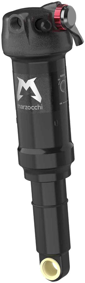 Marzocchi Bomber Inline Air Rear Shock - Trunnion Metric 185 x 50 mm EVOL LV Sweep-Adj 0.8 Spacer BLK