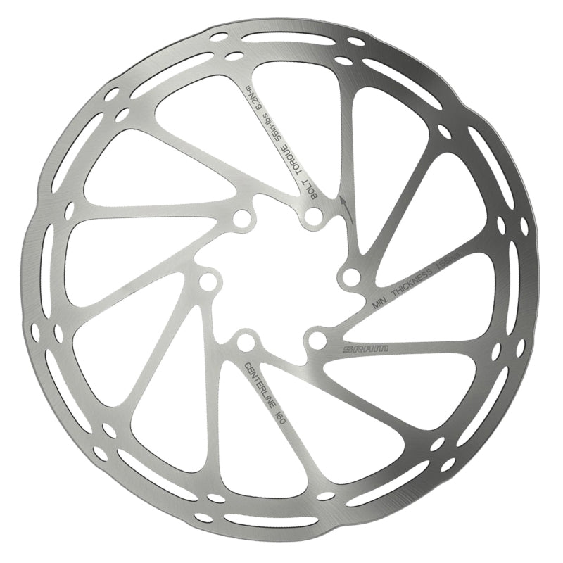SRAM CenterLine 6-Bolt Rotor Rounded 220mm