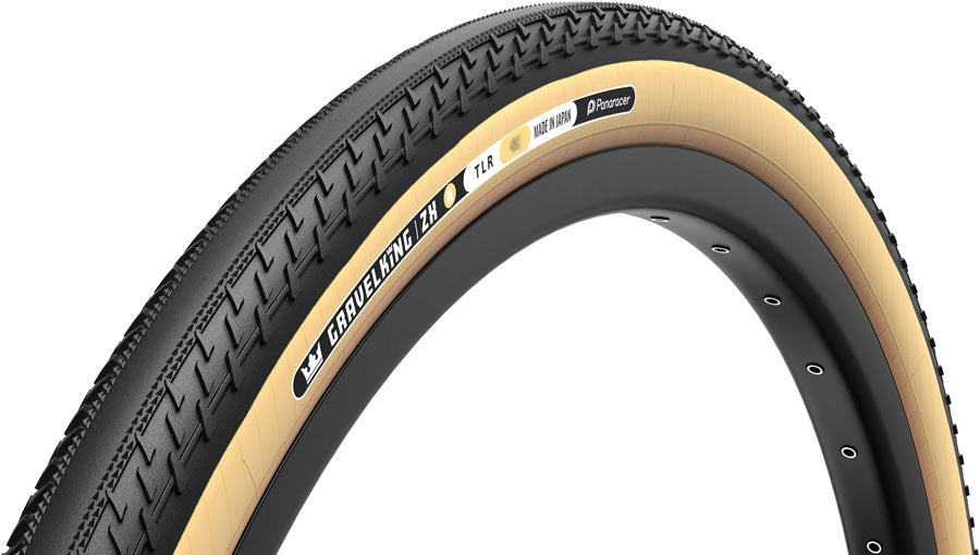 Panaracer GravelKing ZX R Tire - 700 x 50 Tubeless Folding Black/Amber