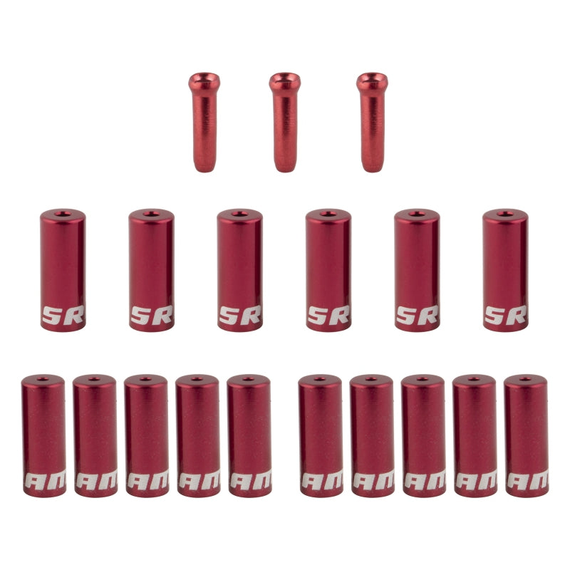 Sram Ferrule Kit Ferrule Kit 4mm/5mm Alloy Red – Dynamite Bike Lab