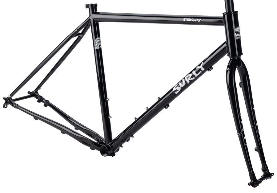 Surly Straggler Frameset - 650b Steel Hi-Viz Black 49cm