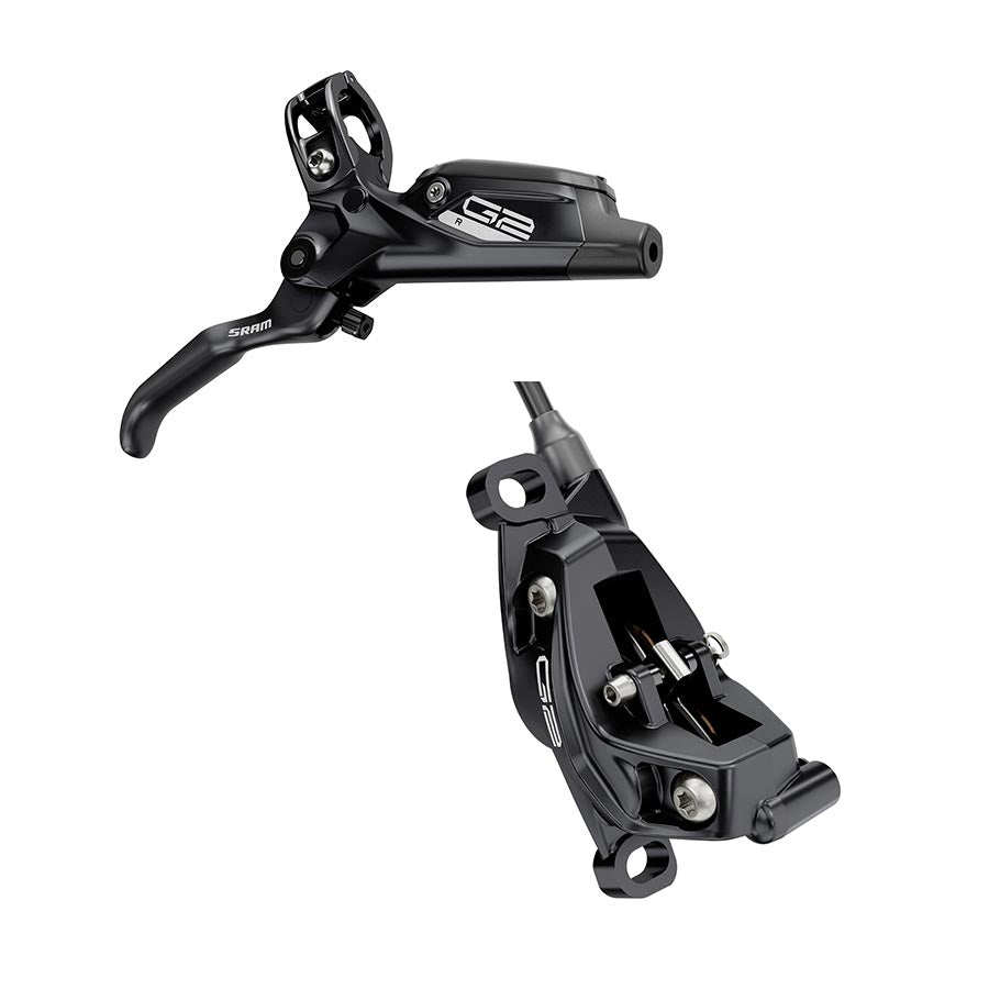 SRAM G2 R Disc Brake Lever - Rear Hydraulic Post Mount Diffusion BLK Anodized A2