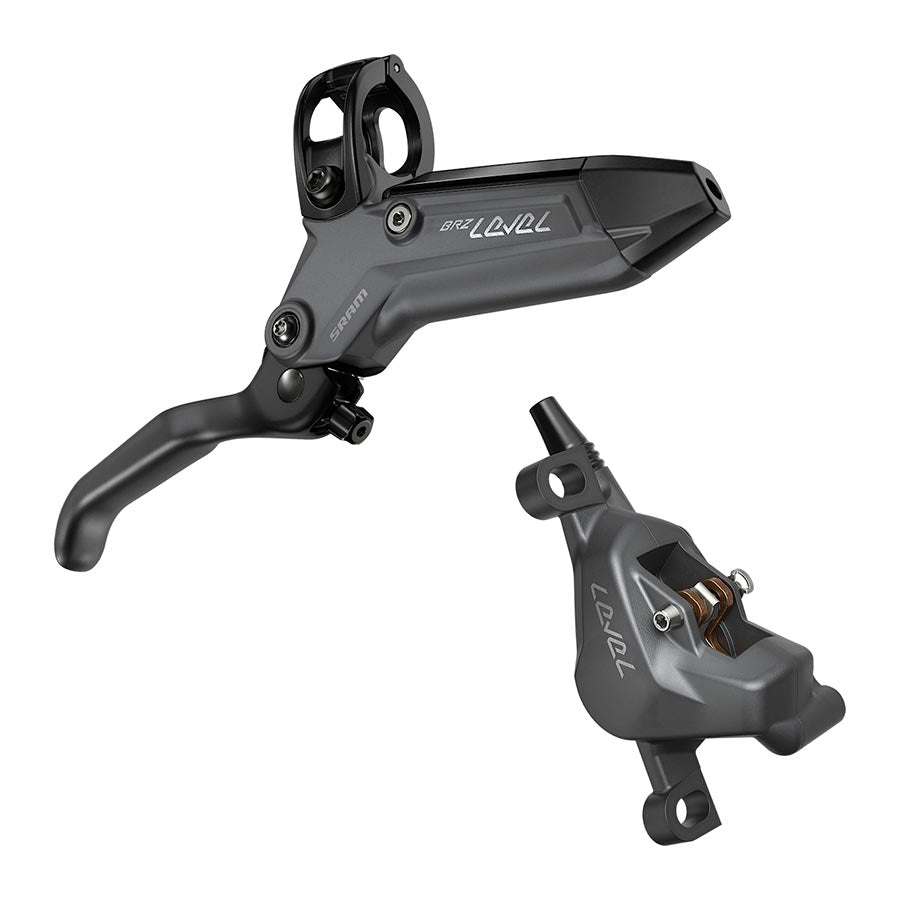 SRAM Level Bronze Stealth Disc Brake Lever - Front Post Mount 2-Piston Aluminum Lever SS Hardware Dark Polar C1