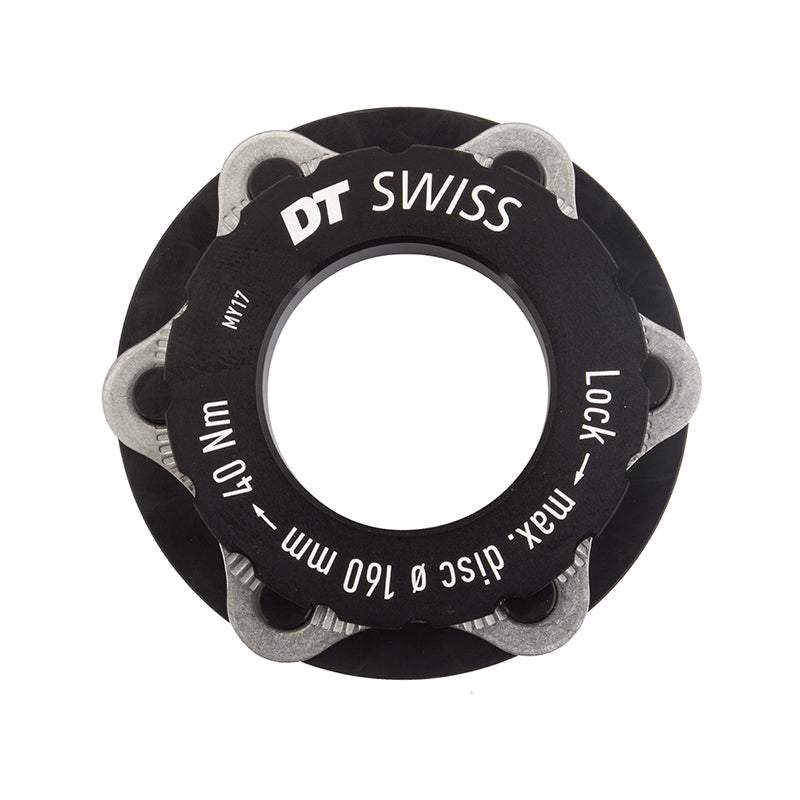 DT Swiss CL to 6-Bolt Adapter Most Road Hubs Black Each