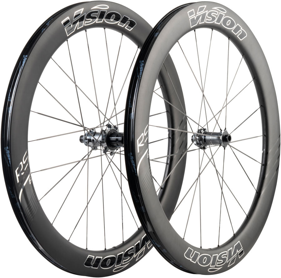 Vision Metron RS 60 Silver Edition Wheelset - 700 12 x 100mm/12 x 142mm Center-Lock HG 11/12 Carbon BLK