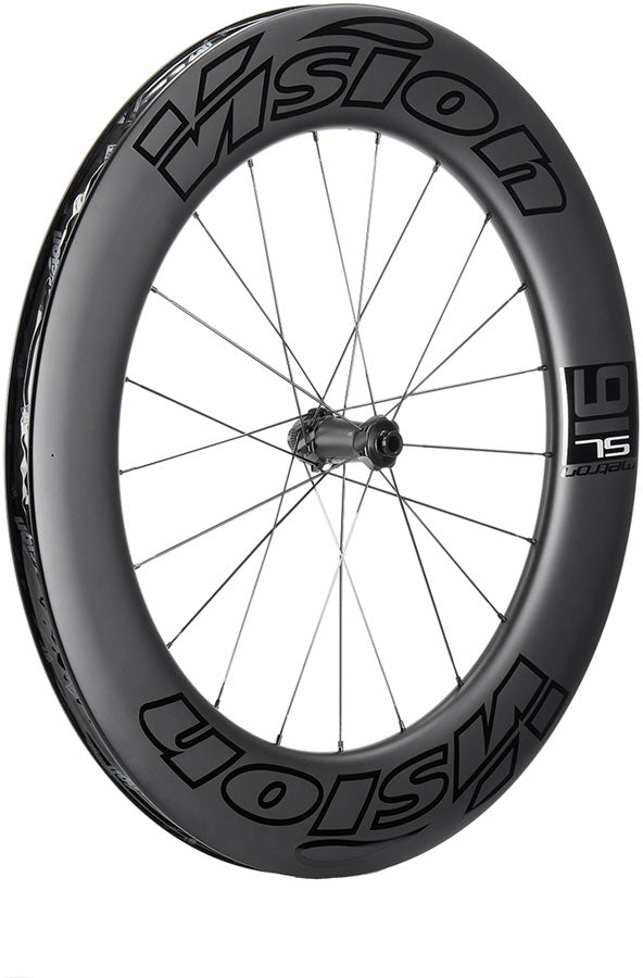 Vision Metron 91 Front Wheel - 700 12 x 100mm Carbon Black