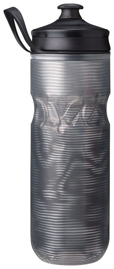 Hydrapak Polar Sport Pulse Insulated Water Bottle - 20oz Black