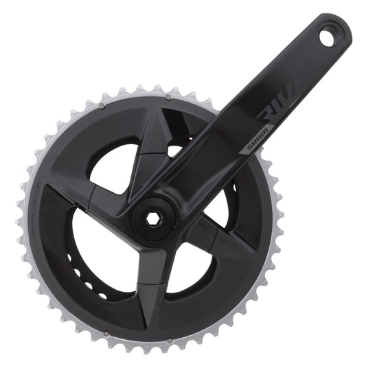 SRAM Rival AXS Crankset - 175mm 12-Speed 46/33t 107 BCD DUB Spindle Interface BLK D1