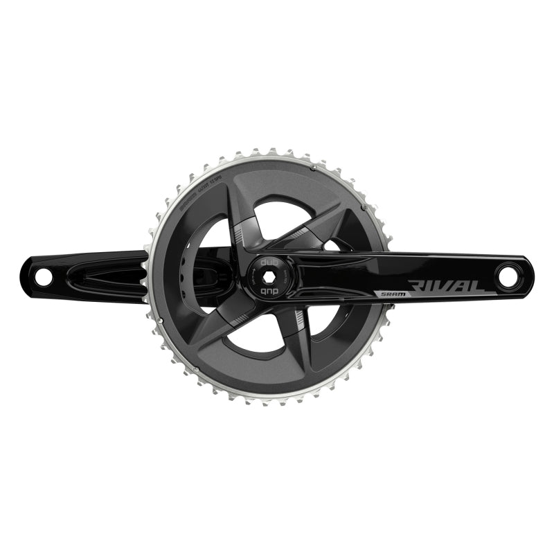 SRAM Rival AXS Wide Crankset - 170mm 12-Speed 43/30t 94 BCD DUB Spindle Interface BLK D1