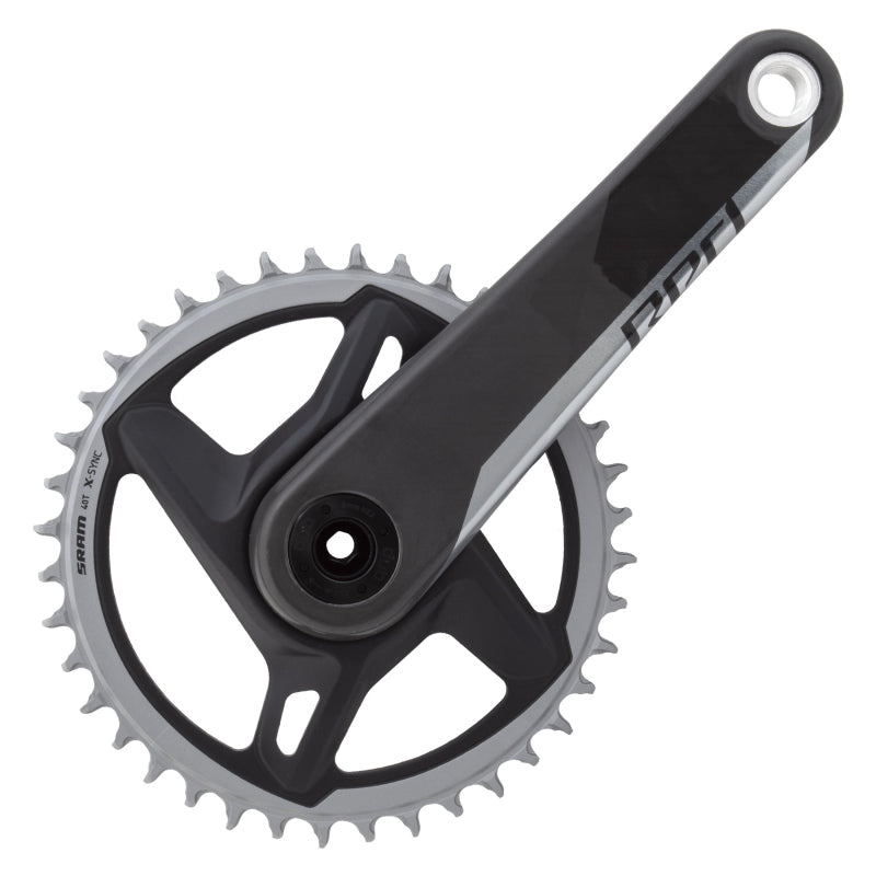SRAM Red 1 AXS DM Crankset Speed: 12 Spindle: 28.99mm BCD: Direct Mount 40 DUB 172.5mm Black Road