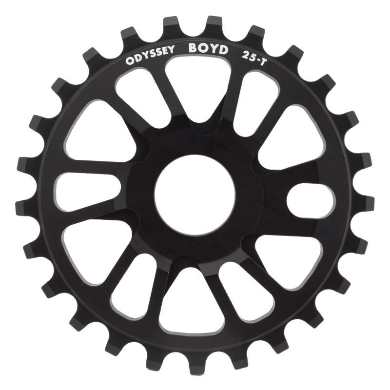 Odyssey Boyd Sprocket - 25t CNC Machined 7075-T6 Aluminum Black