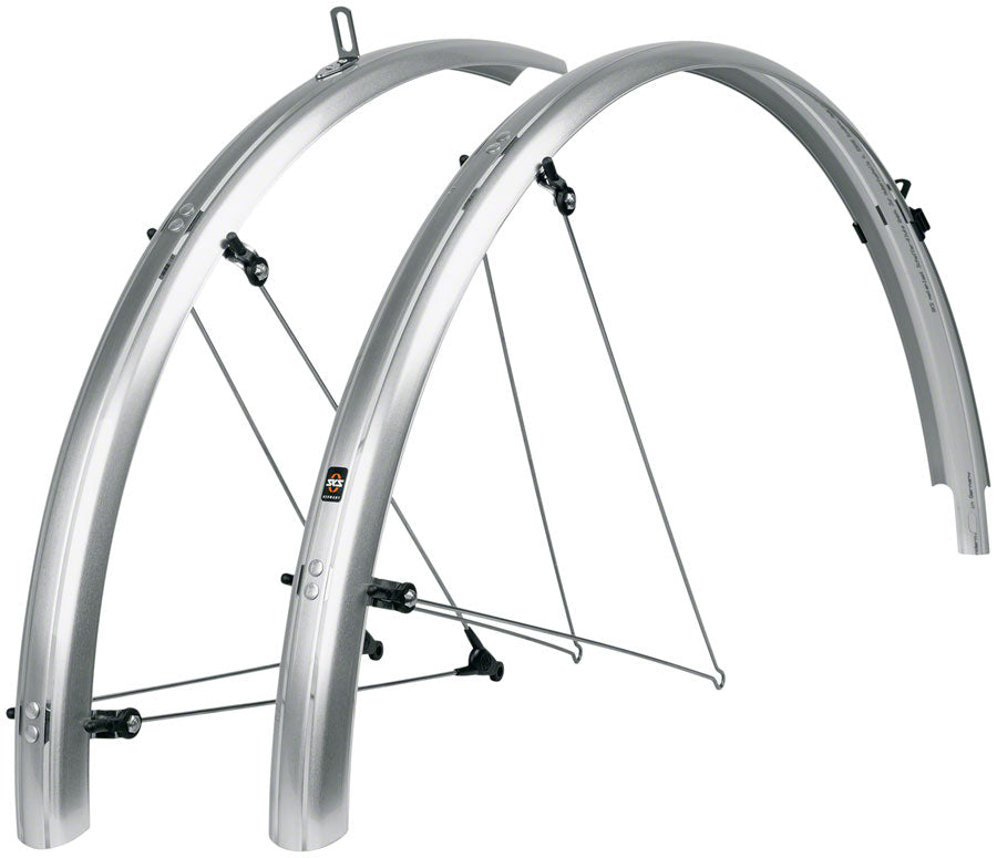 SKS B45 Bluemels Full Coverage Fender Set - 45mm 700 x 28-37 Silver