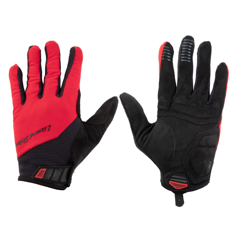 Lizard Skins Monitor Traverse Full Finger Gloves Crimson Red S Pair
