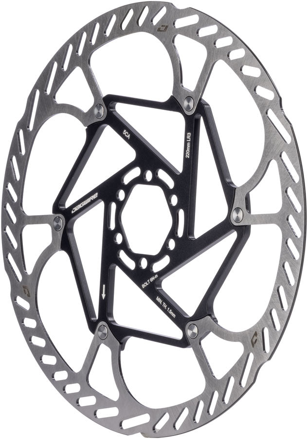 Jagwire Pro LR3 Disc Brake Rotor - 220mm 6-Bolt 2.0mm Thickness