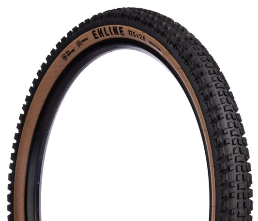 Teravail Ehline Tire - 27.5 x 2.5 Tubeless Folding Tan Durable Fast Compound