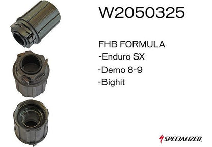 2010 Misc Components - FHB FORMULA DEMO 8-9 / BIG HIT / ENDURO / SX FREEHUB BODY (NO LONGER PRODUCED)