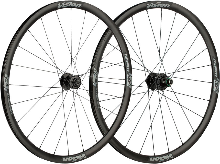 Vision Team 30 i23 Aero Gravel Wheelset - 700 12 x 100mm/12 x 142mm Center-Lock XDR BLK