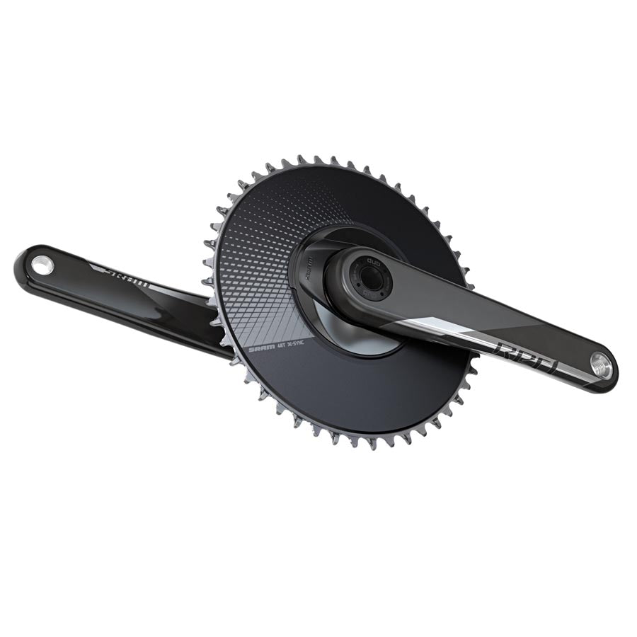 SRAM Red 1 AXS Crankset Speed: 12 Spindle: 28.99mm BCD: Direct Mount 50 DUB 172.5mm Black Road
