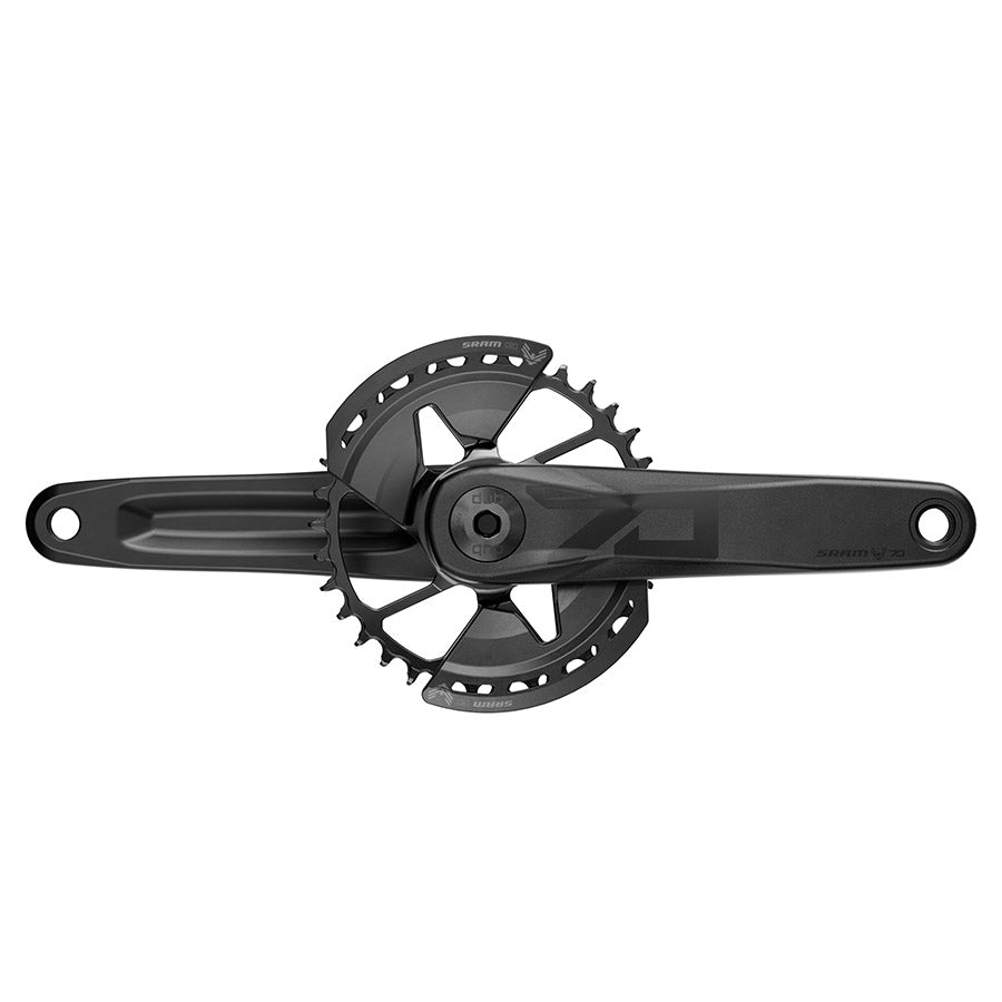 SRAM Eagle 70 T-Type Wide Crankset - 160mm 12-Speed 32t Chainring Direct Mount 2-Guards DUB Spindle Interface BLK