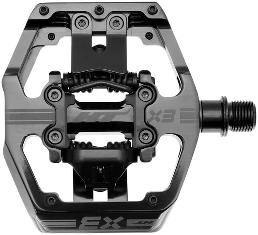 HT Components X3 Pedals - Dual Sided Clipless Platform Aluminum 9/16