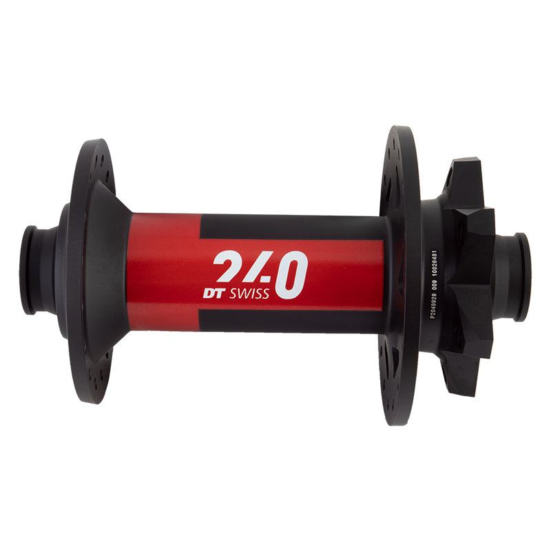DT Swiss 240 Front Hub - 15 x 110mm 6-Bolt Black/Red 32H