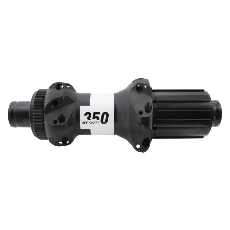 DT Swiss 350 Rear Hub - 12 x 142mm Center-Lock HG11 Road BLK 24H Straightpull 36pt Straight Pull