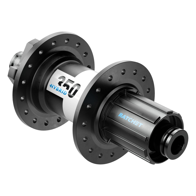 DT Swiss 350 Hybrid Rear Hub - 12 x 148mm 6-Bolt HG 11 MTN Black 32h 24pt