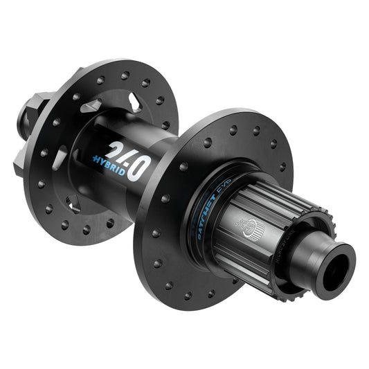 DT Swiss 240 Hybrid Rear Hub - 12 x 148mm 6-Bolt Micro Spline Black 36H 30pt