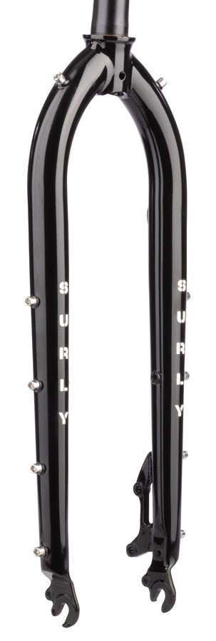 Surly Cocktail Fork - 27.5" / 29" QRx100mm 1-1/8" Straight Steerer 445mm Axle To Crown Steel BLK
