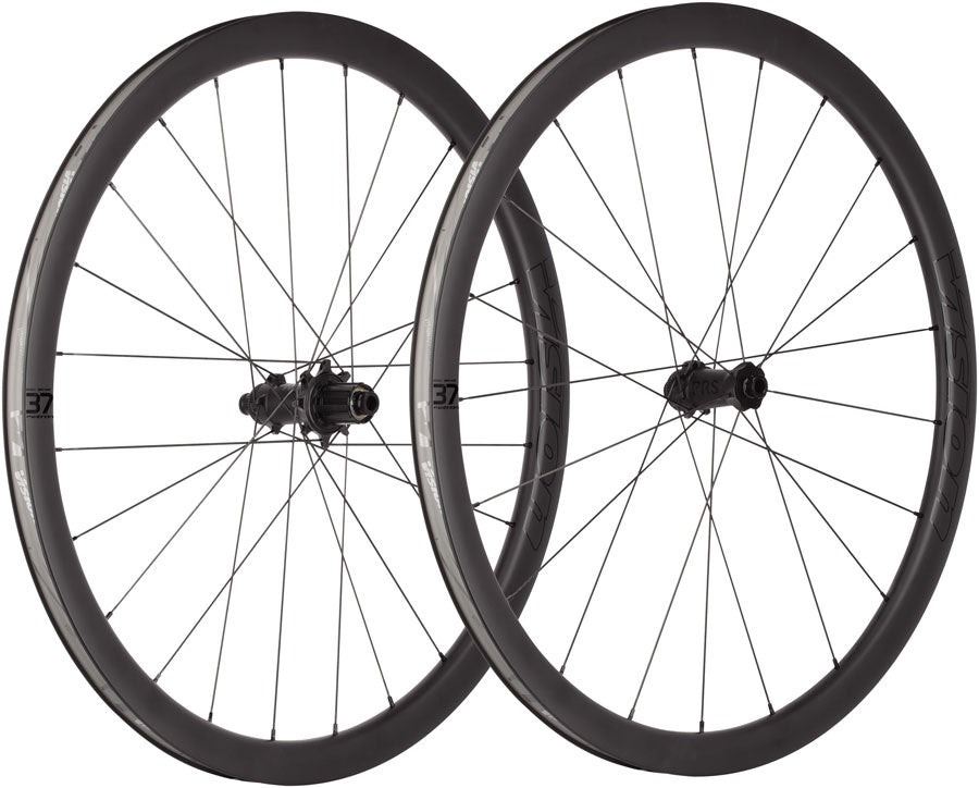 Vision Metron 37 TL Wheelset - 700 12 x 100mm/12 x 142mm Center-Lock HG 11/12 Carbon BLK