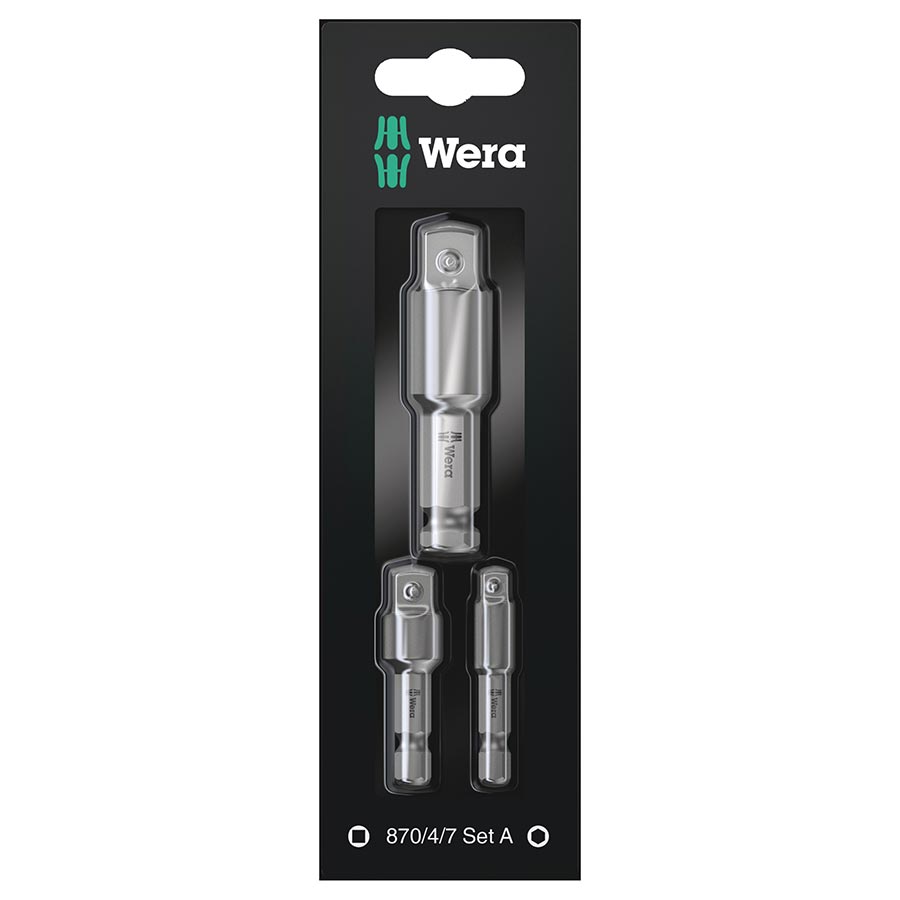 Wera 870/4/7 SET A SB 1/4'' Hex Set
