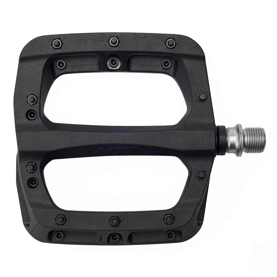 HT Components PA03A Nano P Platform Pedals Body: Nylon Spindle: Cr-Mo 9/16'' Black Pair