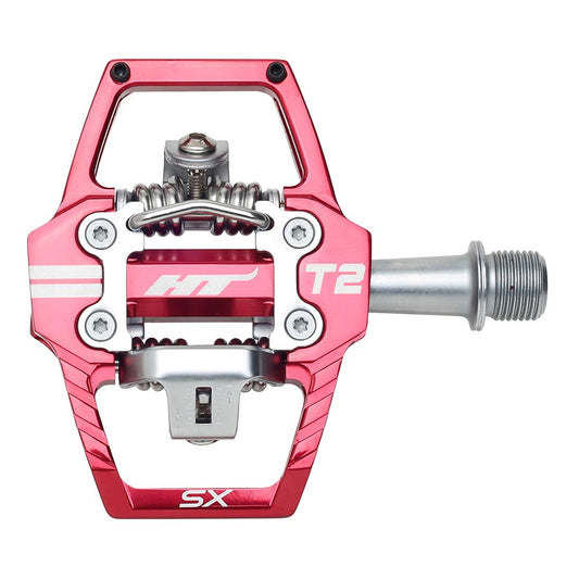 HT Components T2-SX Pedals - Dual Sided Clipless Platform Aluminum 9/16