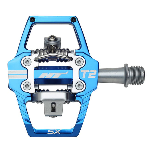 HT Components T2-SX Pedals - Dual Sided Clipless Platform Aluminum 9/16