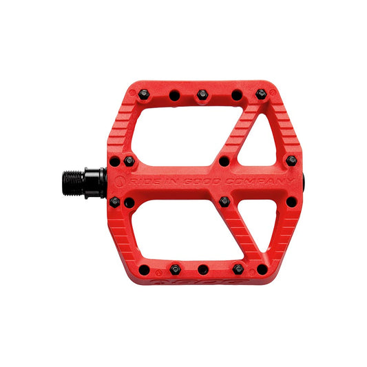 SDG Components Comp Platform Pedals Body: Composite Spindle: Cr-Mo 9/16'' Red Pair